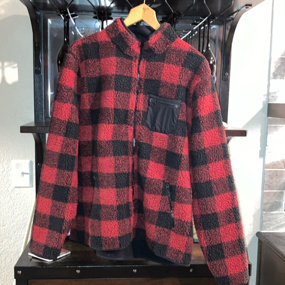 Lucky brand Sherpa full zip fleece.